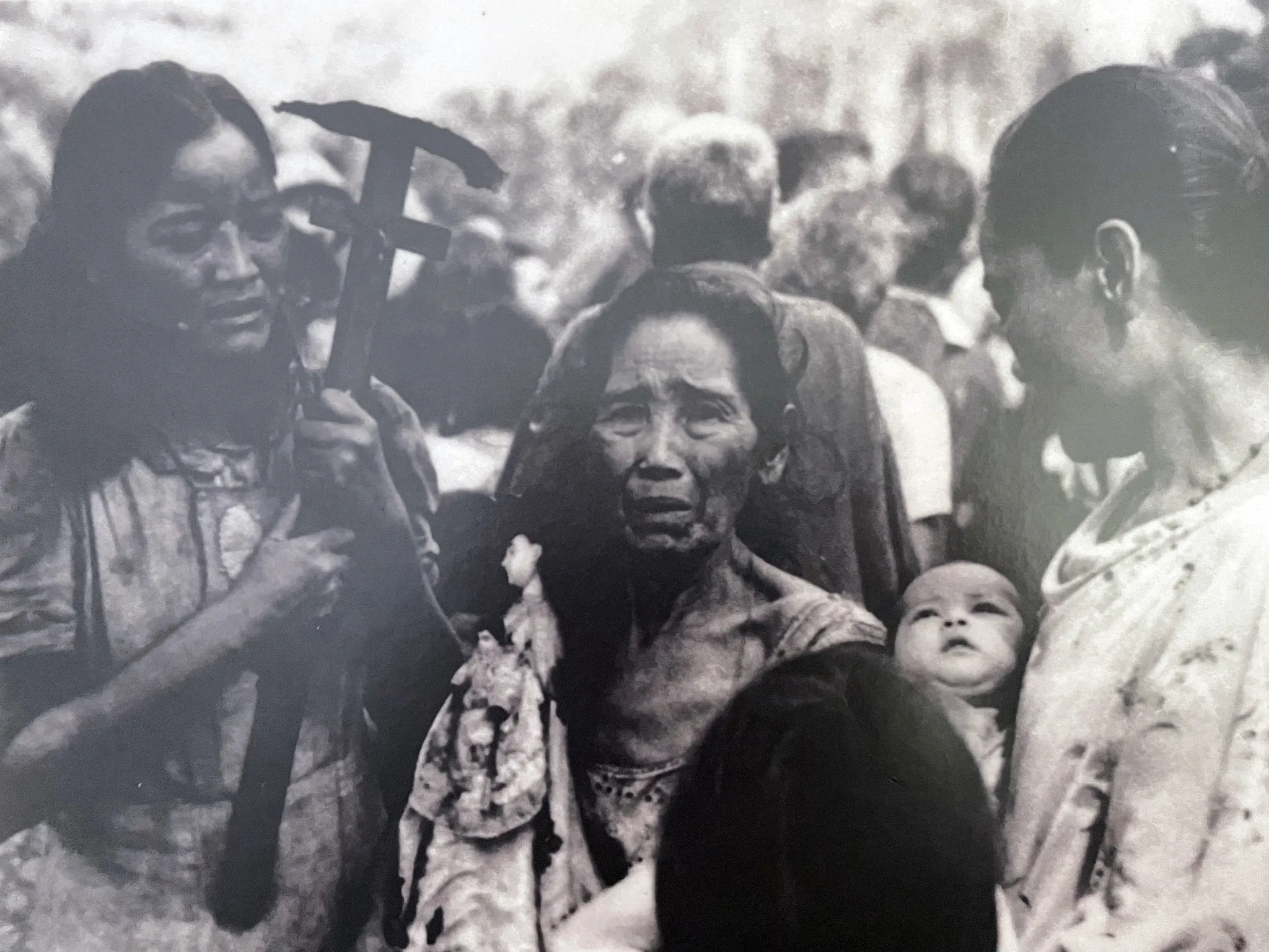 Historical photograph from Guam during the neurological crisis
